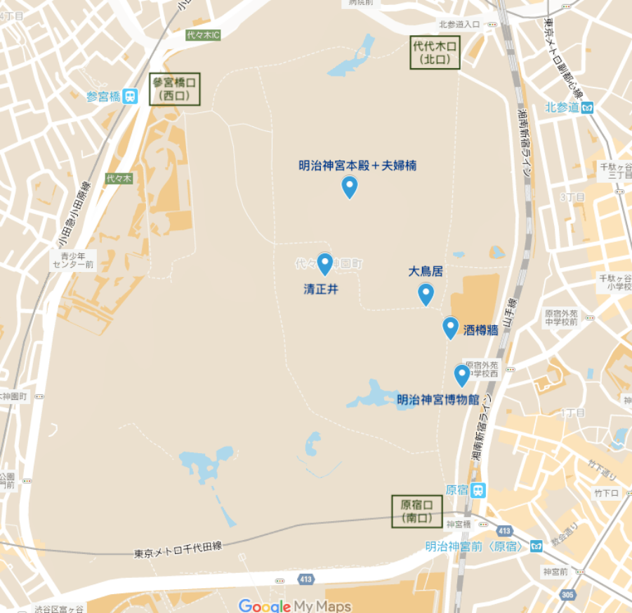 【日本】东京明治神宫攻略：鸟居、博物馆等景点、交通及参拜流程介绍（含附近景点推荐）